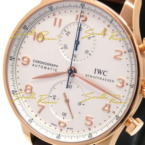 crono vintage iwc oro rosa usato|Iwc Portoghese .